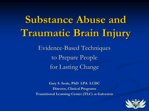 Substance Abuse Treatment for Persons with TBI