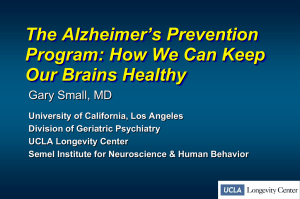 The Alzheimer`s Prevention Program