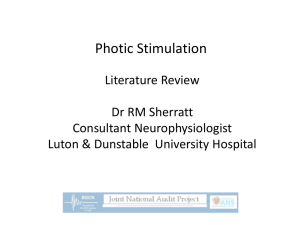 Photic stimulation