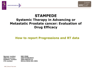 Reporting Progression and RT Data training slides