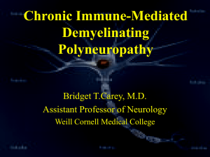 Chronic Immune-Mediated Demyelinating