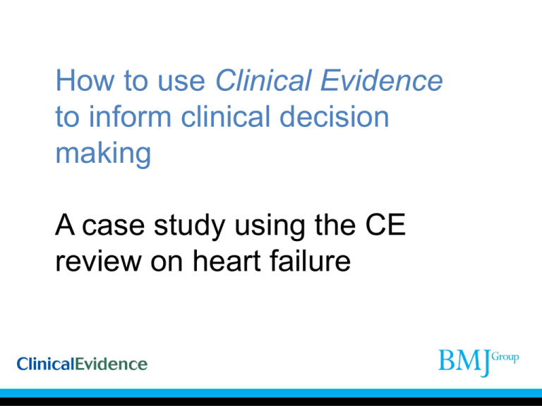 case study on a patient with heart failure