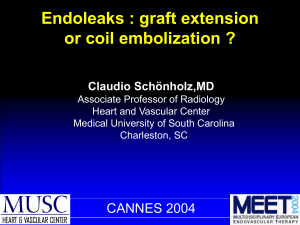 Endoleak - Clinical Departments
