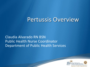 Nov 2012 Pertussis - CA Presentation