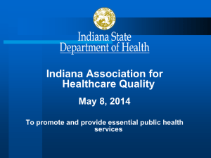 Patient Safety Initiative - Indiana Association for Healthcare Quality