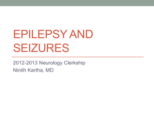 Seizures and EEG