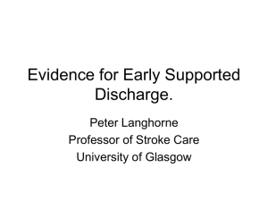 Professor Peter Langhorne`s presentation about ESD