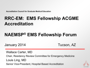 CEMSFD ACGME Pres Jan 2014 - Carter and Ling
