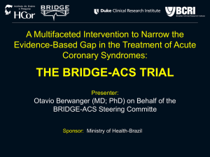 the bridge-acs trial