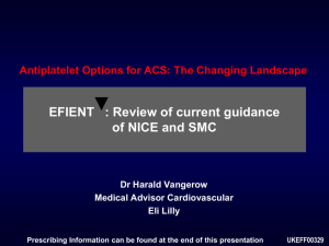 Antiplatelet Options for ACS: The Changing Landscape