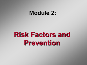Risk Factors and Prevention