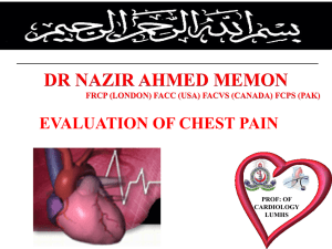 Evaluation of chest pain: A practical approach