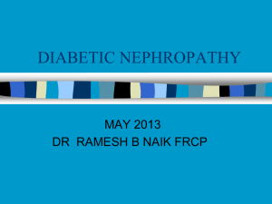 Diabetic renal disease - Diabetes in Berkshire West