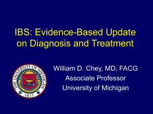 IBS: Evidence-Based Update on Diagnosis and Treatment