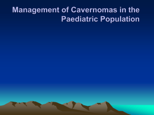 cavernoma - Pilgrims Hospital