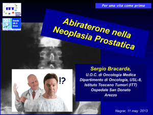 Abiraterone nella Neoplasia Prostatica