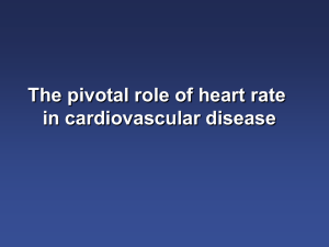 The pivotal role of heart rate in cardiovascular disease