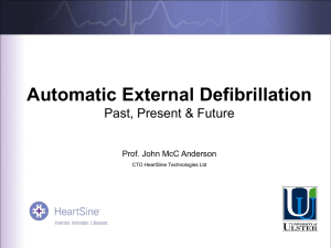 Automatic External Defibrilation 1