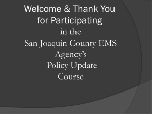 Powerpoint version - San Joaquin County