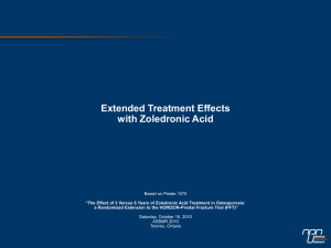 Extended Treatment Effects with Zoledronic Acid