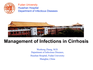 Liver cirrhosis and Infections