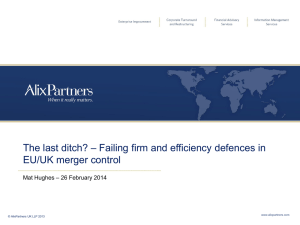 Failing firm defence - Competition Law Association