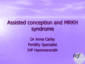 Assisted conception and Rokitansky syndrome