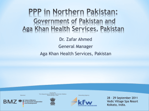 Full - Part-Operation of Hospitals and Health Posts in Pakistan