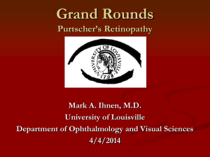 Purtschers - University of Louisville Department of Ophthalmology