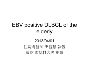 EBV positive DLBCL of the elderly