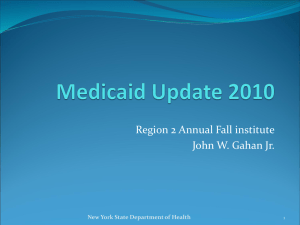 Medicaid Update 2010