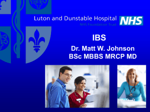IBS – Irritable Bowel Syndrome – A practical approach