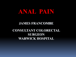 Anal Pain - James Francombe