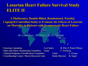 Losartan Heart Failure Survival Study