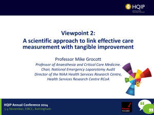 Professor Mike Grocott (University of Southampton/NHS FT)