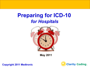 ICD-10-CM - Medtronic CRDM Device Features