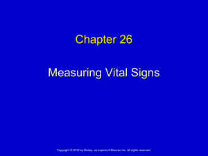 Chapter 26 Vitals