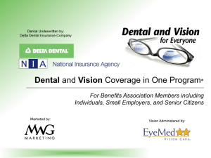 Dental for Everyone History - National Insurance Agency, NIA