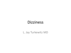 Dizziness - Scioto County Medical Society