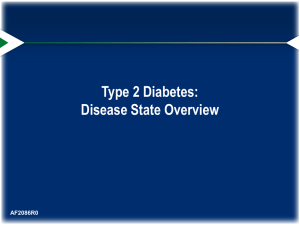 Disease State Overview - Arizona Diabetes Foundation