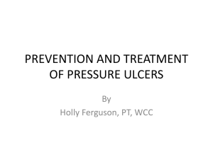 Prevention and Treatment of Pressure Ulcers