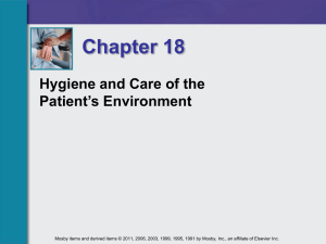 Hygiene and Care of the Patient`s Environment