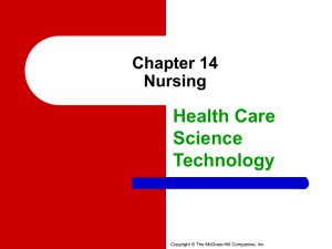 Chapter 14 Nursing