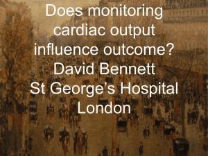 Does monitoring cardiac output improve outcome?