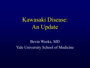 Kawasaki Disease - Yale medStation