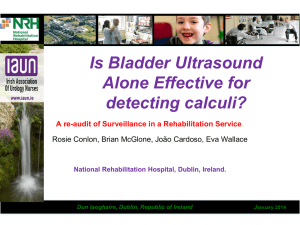 Is Bladder Ultrasound Alone Effective for detecting calculi?