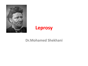 Lecture: Leprosy