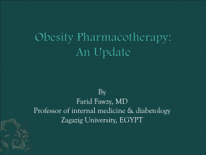 Obesity Pharmacotherapy - The 6th Arab Diabetes Forum In
