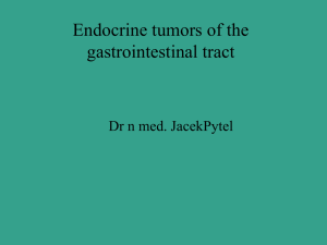 Endocrine Tumors of GIT
