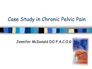 Case Study in Chronic Pelvic Pain